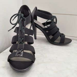 NEW - Apt. 9 Keelin Black Lace-up Strappy High Heel Sandal - Size 8